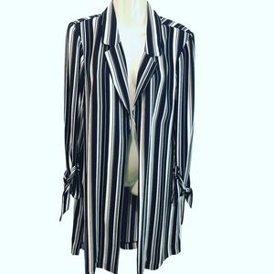 Laura longer silky open sweater